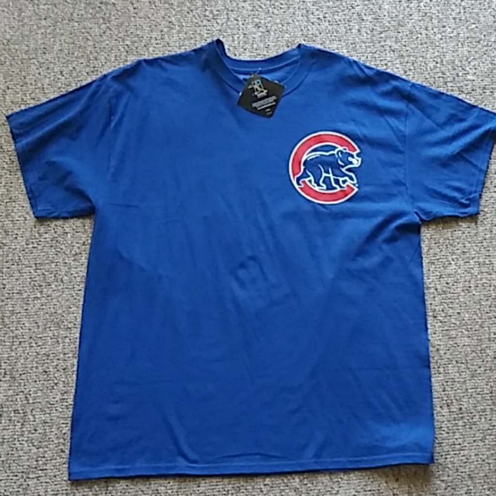 NWT Majestic Mens Cubs Tshirt Kris Bryant